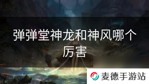 弹弹堂神龙和神风哪个厉害