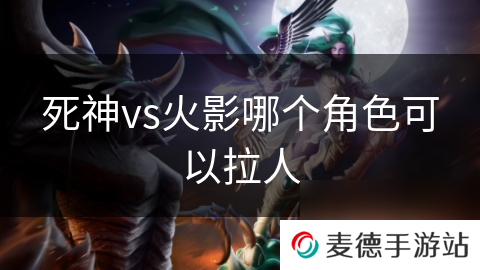 死神vs火影哪个角色可以拉人
